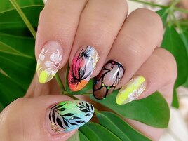 リゾート気分ネイル♪