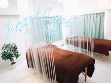 エンジェルラッシュ 蒲田店(Angel Lash)の雰囲気（女性専用☆広々とした施術台でゆったり寛いで頂けます♪）