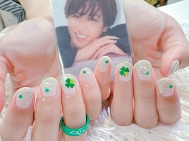 ＃推しカラーネイル＃ワンホン