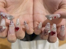 リンドネイル バイ モカ アンド ララ(Lind nail by moca and LaLa)/【mian】千鳥ネイル