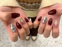 フリープ タクタ(freep tacta)/ボルドーマグネット/フラワー