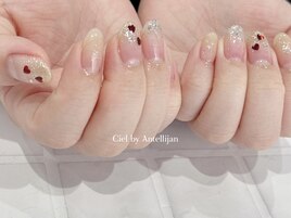 キラキラハートデザイン