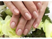 プルミエ ネイル(Premier Nail)/パールベージュワンカラーネイル