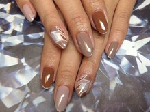 ラウト デコレーションアンドネイルサロン(Lauto Decoration&Nail Salon)/チップ柄風ネイル