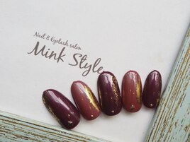 大人ボルドーネイル