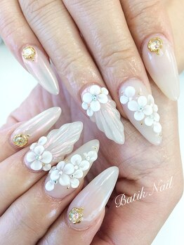 バティックネイル 川崎店 ネイル アイラッシュ(Batik Nail)の写真/まっすぐで美しい＆長持ちスカルプならバティックで♪長年の技術力で上級スカルプネイルをご提供致します☆