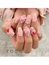 ロアンネイル(roan nail)/リボン×ハート