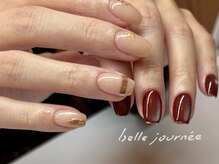 アミ バイ アメリ(AMI by Amelie)/ベージュ×ボルドー:mikako