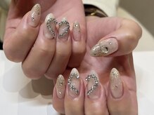 ガレリア エレガンテ 栄店(GALLARIA Elegante)/キラキラバレンタインネイル