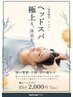 【秋キャンペーン】極上ヘッドスパ　15分　￥2,200