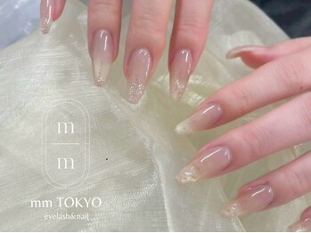 ミリ トウキョウ 恵比寿(mm TOKYO)の写真/【ワンホン長さ出しが得意】長さ出しでデザインの幅も広がる♪爪の薄さ/深爪/フォルム等,爪のお悩みも解決!