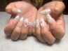 《ハンド長さだし》LA発!GEL-X長さだし10本+アート放題 ¥13.000