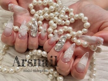 アルスネイル(Ars nail)/ホワイトチーククリアネイル
