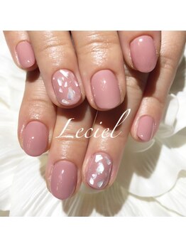ルシエル(LeCiel)/シンプルオフィスネイル4980円