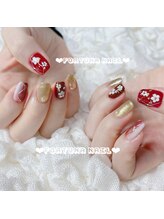 フォルトゥーナ 神田(Fortuna)/お正月成人式ネイル¥14980