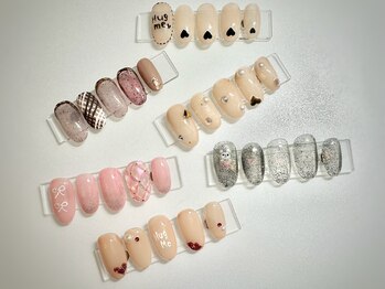 ケムファクトリー(KM factory)/2024.2月★定額ネイルデザイン