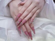 アキコネイルサロン(Akikoネイルサロン)/ロング長さだし＋アート付け放題