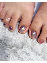 ウロネイルズ(ulo nails)/キラキラ月ネイル