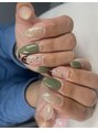 ラブネイル(LOVENAIL) カラフルカジュアル、大人っぽいフレンチデザイン♪