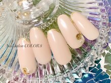 ネイルサロン カラーエイト(Nailsalon COLOR.8)/定額ネイル、ナチュラル、ピンク