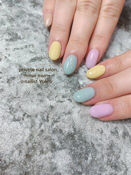 プライベート ネイルサロン マーマ(murmur)/カラフルパステル