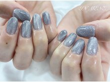 インミニネイルサロン 上野御徒町(INMENE)/ギャラクシー×マグネット¥4980