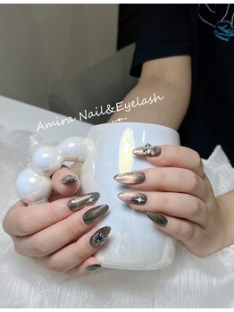 アミーラ(Amira)/ブラックマグネットネイル