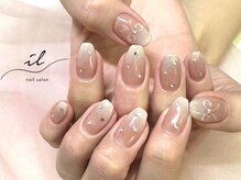 イル 神戸店/リボン×シンプルグラデーション