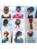 【髪飾り付き】ヘアセット☆ヘアアレンジ/ ¥5500→¥4400