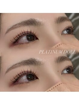 プラチナムドール なかもず店(PLATINUM DOLL)/束感まつ毛パーマ