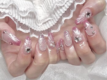 モカ 心斎橋(moca by Lee)/【Aina】マーメイドネイル