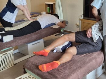 リラクゼーション 楽の写真/【男性のお客さまも大歓迎！】国家資格保持者多数在籍の実力派サロンで、日々のお疲れを徹底改善へ◎