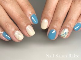 ネックレスネイル/シンプル