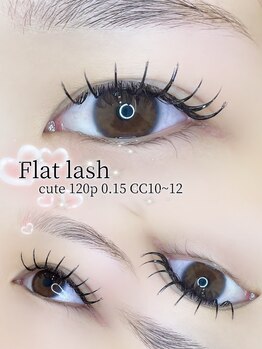 アイモア 江南店(eye mor.)/フラットラッシュ120本