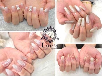 ルチア ネイルアンドアイラッシュ 元今泉店(Lucia)の写真/抜群の提案力・技術力で“理想の指先”を叶えます♪爪のお悩みを解消してくれる丁寧な施術でモチの良さも◎