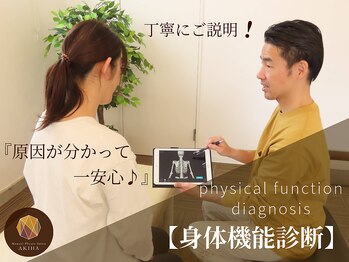 アキハ(AKIHA)/【身体機能診断】痛みの原因は?
