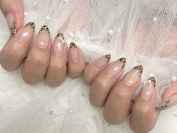 ルルネイル(Rurunail)/レオパードフレンチ