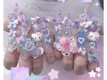 ICE Nails Salon 新宿【長さだし/持ち込み/3D/ゴテゴテ/つけ放題/パラジェル】の写真