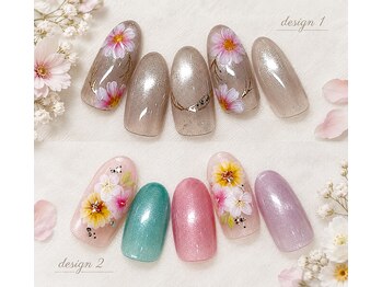 ミルキーウェイの写真/指先に繊細な彩りを、描くからこそ叶う特別なデザイン