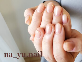 ナユネイル(na_yu.nail)/自爪風クリアネイル 12/12