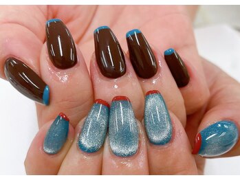 ディーネイル 天王寺(D-nail)/【小山】先取り秋ネイル