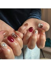 プリュネ(Prune)/シンプル/ちゅるん/ブラウン