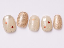 シルバーラメハート　￥8300