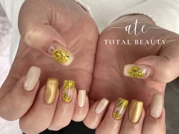 アテ(ate)/ミモザネイル