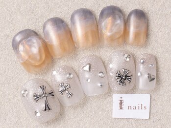 アイネイルズ 三宮店(I nails)の写真/初回オフ込★オータムコース¥8500♪思い立ったら気軽に立ち寄れる♪[三宮/パラジェル]
