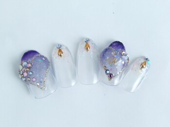 まつげアンドネイル ディアマンローズ(DIAMANT ROSE)/クリアネイル90分6930円