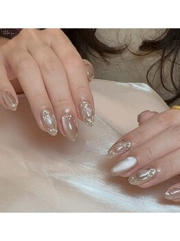 クイーンズビューティーサロン 新宿本店(Queen's beauty salon)/チップ長さだしやり放題