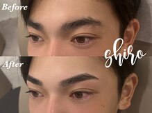 シロ 浜松駅前店(Shiro)/メンズアイブロウスタイリング