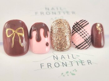 ネイルフロンティア 吉祥寺(NAIL FRONTIER)/Cチョコレートリボン11980円