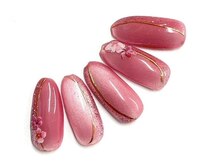 コルン/春　さくらネイル